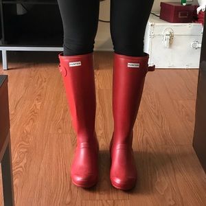 Hunter Boots size 8
